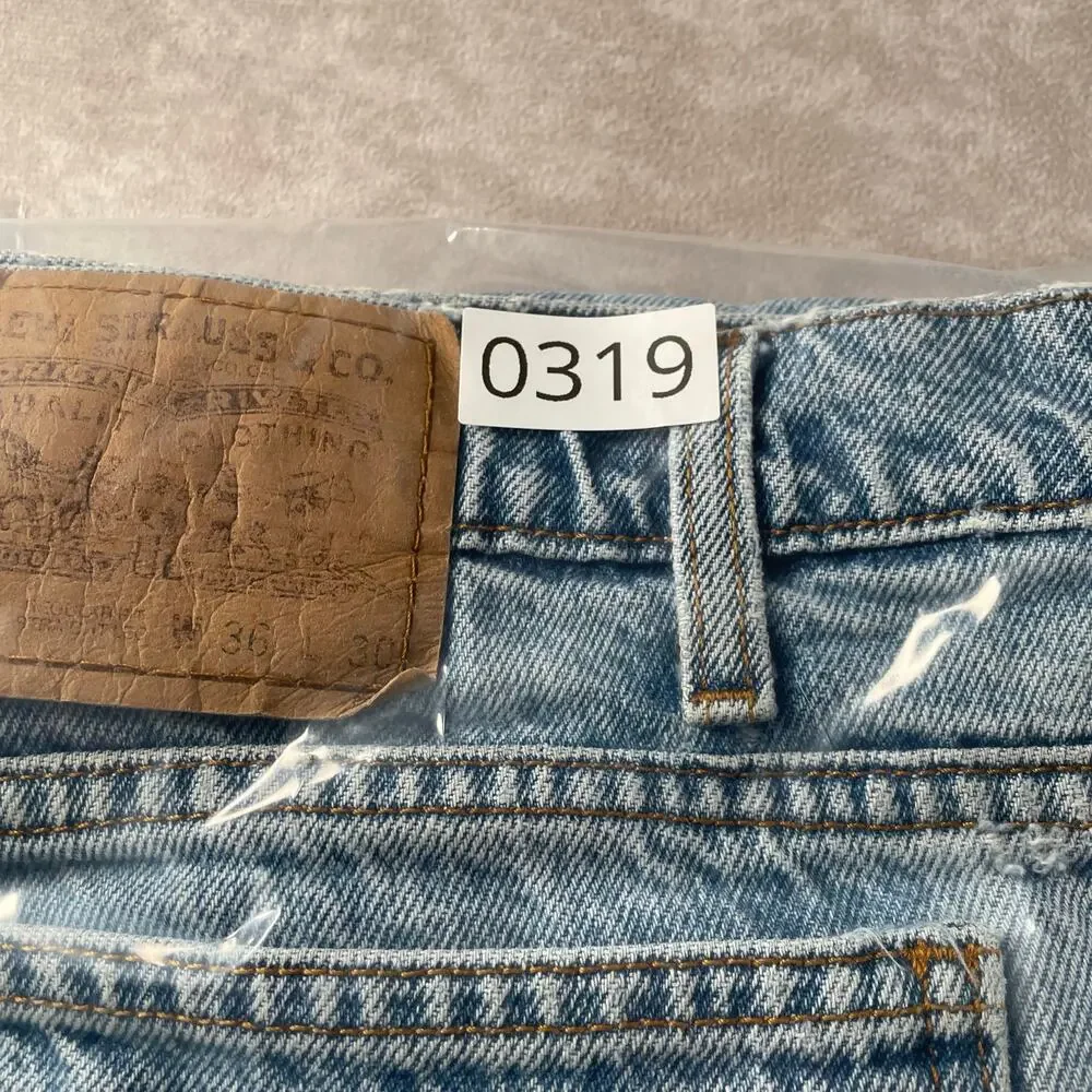 90s Levi’s 505 Orange Tab Straight Leg Denim Jeans 36x29